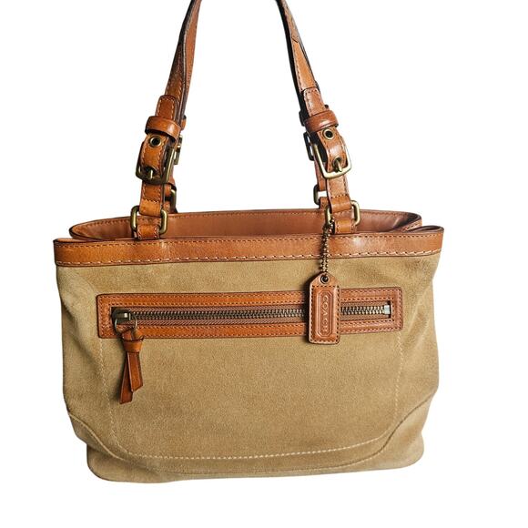 Coach Hampton Tassle Tote-Pristine - Picture 1 of 4